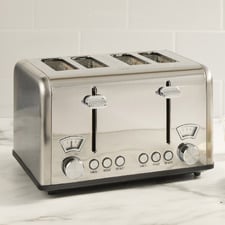 Newbury Stainless Steel 4 Slice Toaster