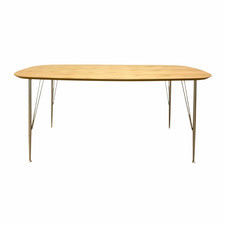 Godwin Industrial Mid-Century Style Dining Table