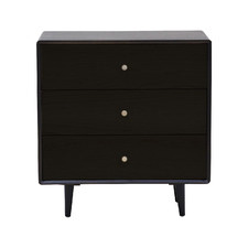 Noche Oak Wood 3 Drawer Chest