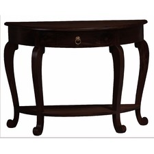 Cabriole Leg Half Round Sofa Table