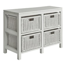 4 Drawer Rattan Buffet