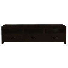 Paris 190cm Entertainment Unit in Mahogany or Chocolate