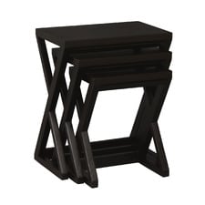 3 Piece Cross Legged Nesting Tables