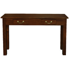 2 Drawer Straight Leg Sofa Table