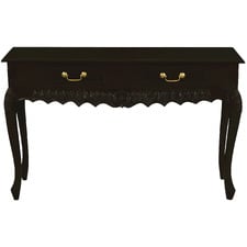 2 Drawer Carved Sofa Table
