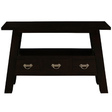 Japanese 3 Drawer Sofa Table