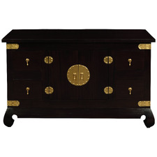 Oriental 2 Door 4 Drawer Tall Sideboard