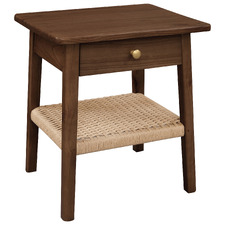 Racquel Cedar Wood Bedside Table
