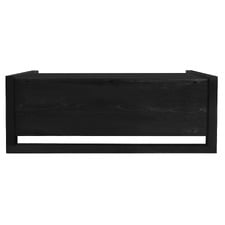 Malik Mindi Wood Storage Ottoman