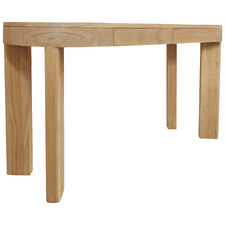Petra 2 Drawer Mindi Wood Writing Desk