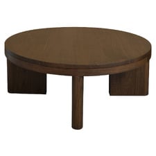 Caius Round Mindi Wood Coffee Table