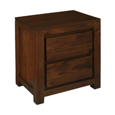 Amsterdam 2 Drawer Bedside Table
