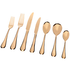 56 Piece Gold Chelsea Stainless Steel Cutlery Set