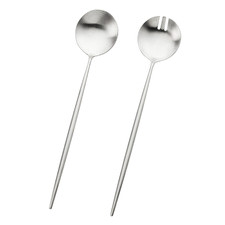 2 Piece Satin Piper Salad Server Set