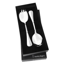 2 Piece Baguette Stainless Steel Salad Server Set