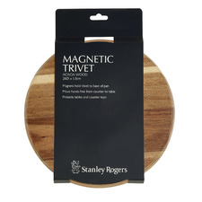 28cm Acacia Wood Magnetic Trivet