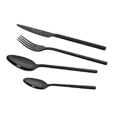 16 Piece Hereford Onyx Stainless Steel Cutlery Set