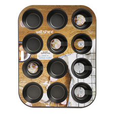 12 Cup Carbon Steel Muffin Pan