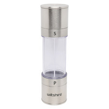 Stainless Steel & Acrylic Manual Dual Grinder