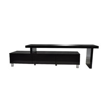 Xena Large Entertainment Unit in Black