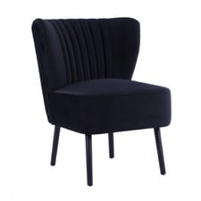 Black Slipper Chair