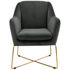 Dover Velvet Armchair