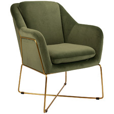 Dover Velvet Armchair