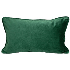Hermann Piped Rectangular Velvet Cushion