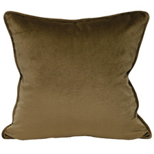 Laine Piped Square Velvet Cushion