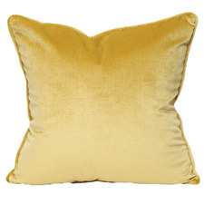 Laine Piped Square Velvet Cushion