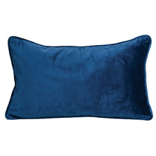 Hermann Piped Rectangular Velvet Cushion