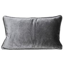 Hermann Piped Rectangular Velvet Cushion