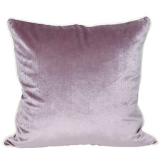 Porpora Purple Luxury Piped Velvet Cushion