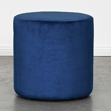 Dudley Velvet Ottoman