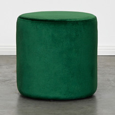 Dudley Velvet Ottoman
