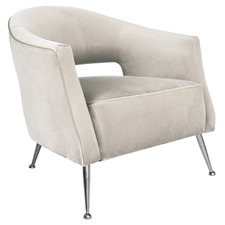 Imilia Velvet Armchair
