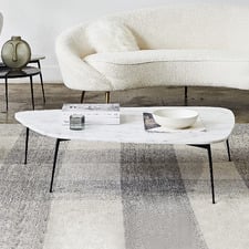 Savia Freeform Marble Coffee Table
