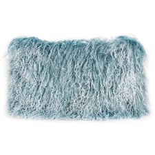 Snowflake Delbee Sheepskin Lumbar Cushion