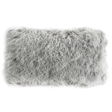 Snowflake Delbee Sheepskin Lumbar Cushion