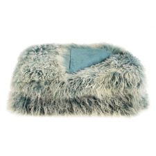 Snowflake Delbee Sheepskin Throw
