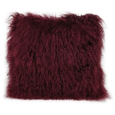 Delbee Square Sheepskin Cushion