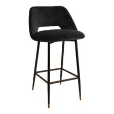 75cm Presley Velvet Barstool