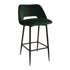 75cm Presley Velvet Barstool