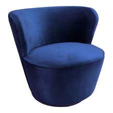 Raeley Velvet Swivel Chair