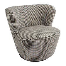 Houndstooth Raeley Swivel Chair