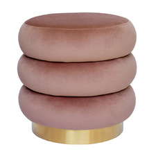 Quinn Velvet Ottoman