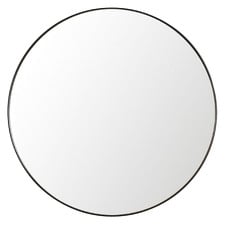 Ludlow Round Steel Wall Mirror