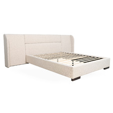 Oatmeal Aubin Upholstered Bed