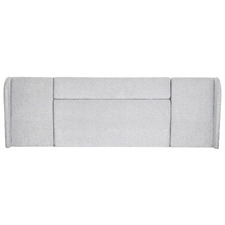 Aubin Oversized Wingback Upholstered Queen Bedhead