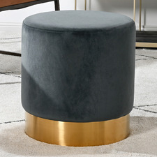 45cm Visser Velvet Ottoman